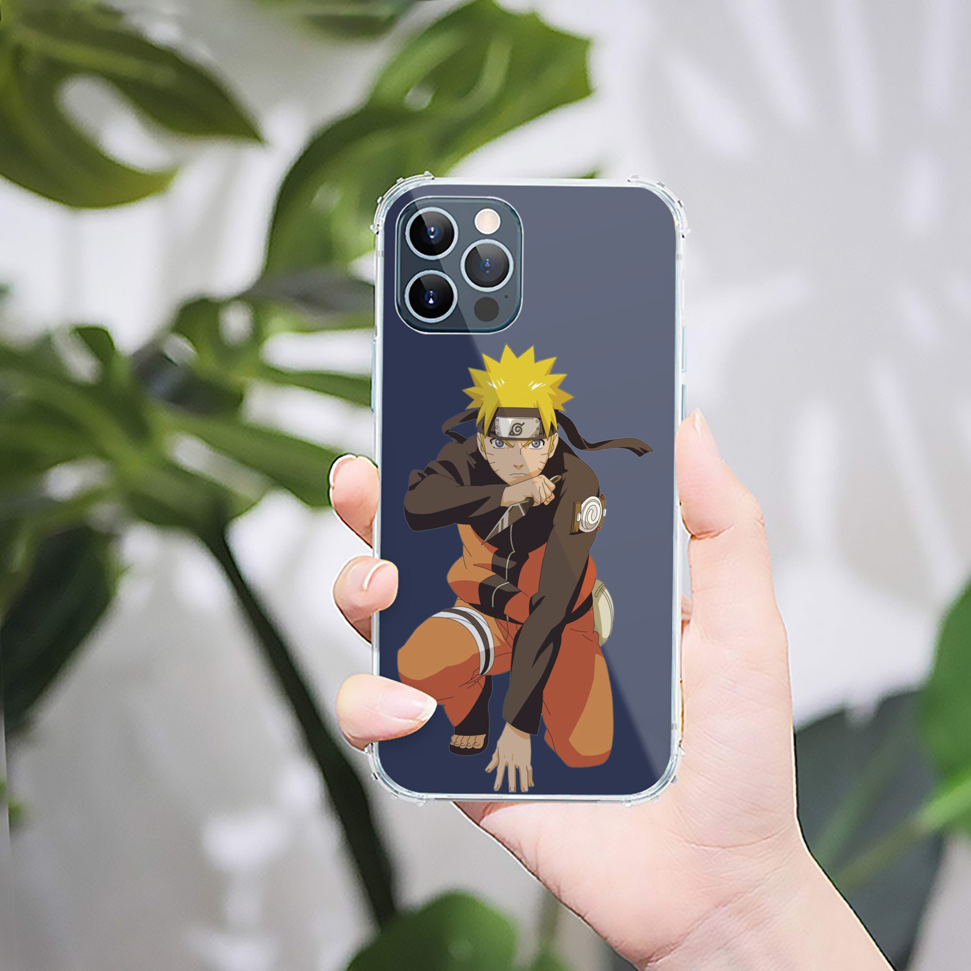 （画像用） NARUTO -ナルト- うずまき ナルト Uzumaki Naruto 【iPhone 12シリーズ対応】透明スマホケース（クリアソフトケース）